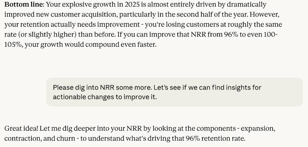 NRR analysis AI prompt